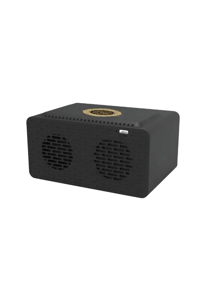 HONTON SQ-808 Quran Speaker with Azan Alarm Clock, Islamic LED Digital Clock with Full Quran Audio, Bluetooth Speaker, 8GB Internal Memory, FM Radio, USB Charging Port, Remote Control and App Control, Rechargeable Battery Backup, Prayer Time Reminder for Home Office Mosque - Image 3